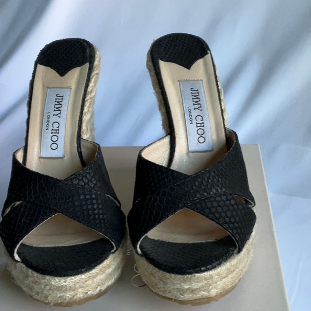 Jimmy Choo Wedge Sandals 37/7